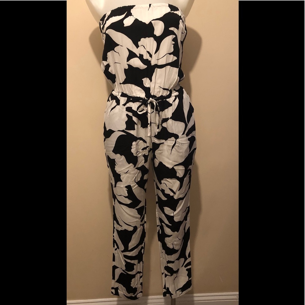 LOFT STRAPLESS JUMPSUIT size XSP Petite - Picture 3 of 17